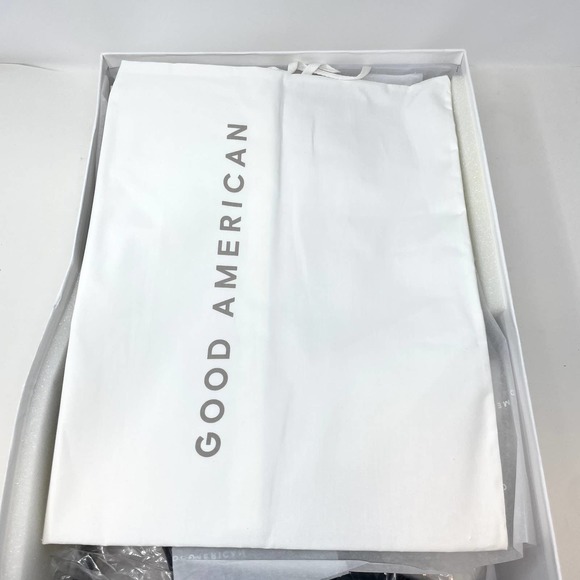 Good American Neoprene Pointed Toe Ankle Booties In Black Size 7.5 New - Picture 10 of 12